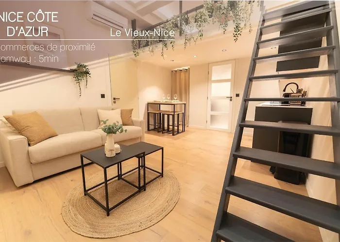 Duplex Vieux Nice, Proche Mer, Wifi, Clim